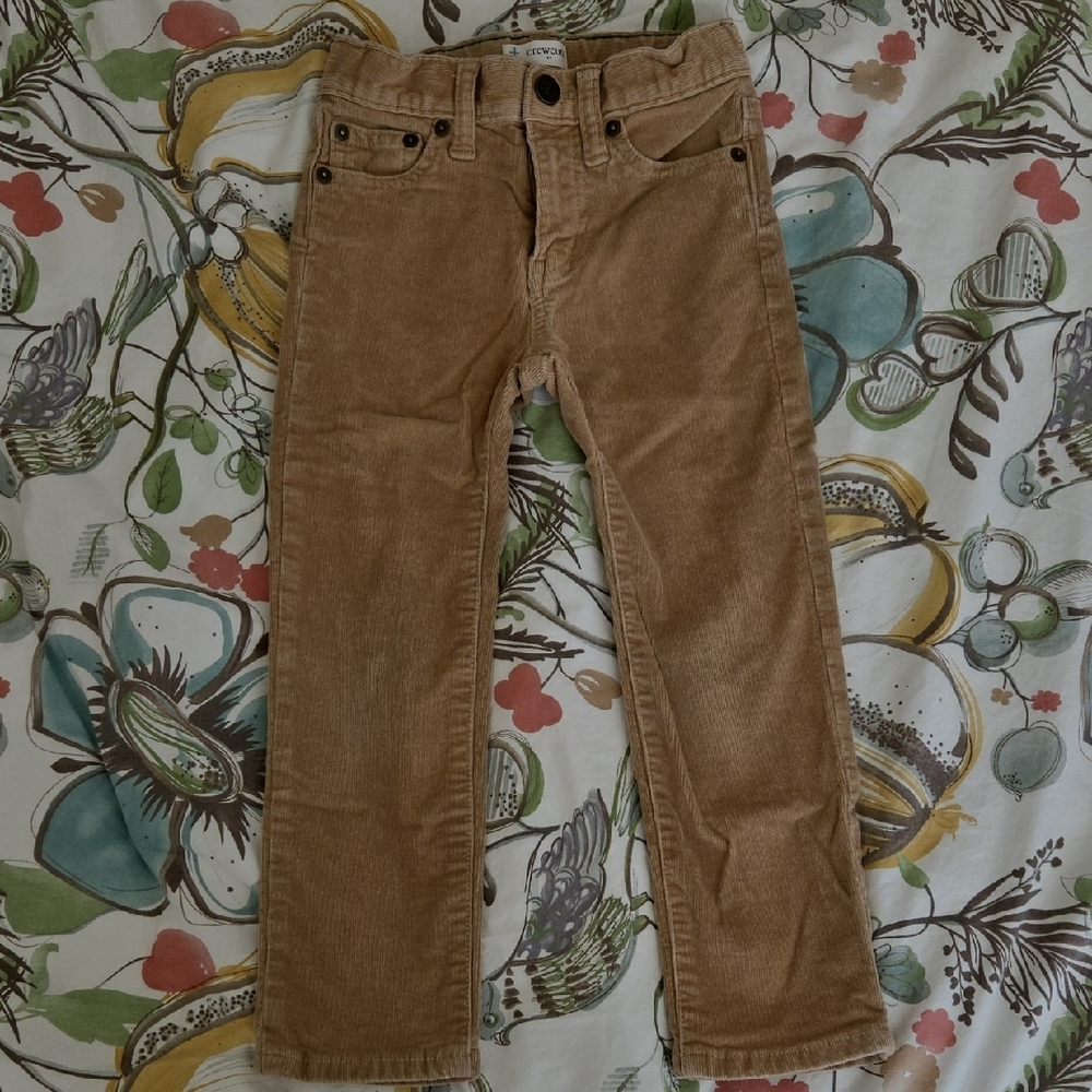 Crrwcuts J Crew Boys Camel Courduroy Pants 4